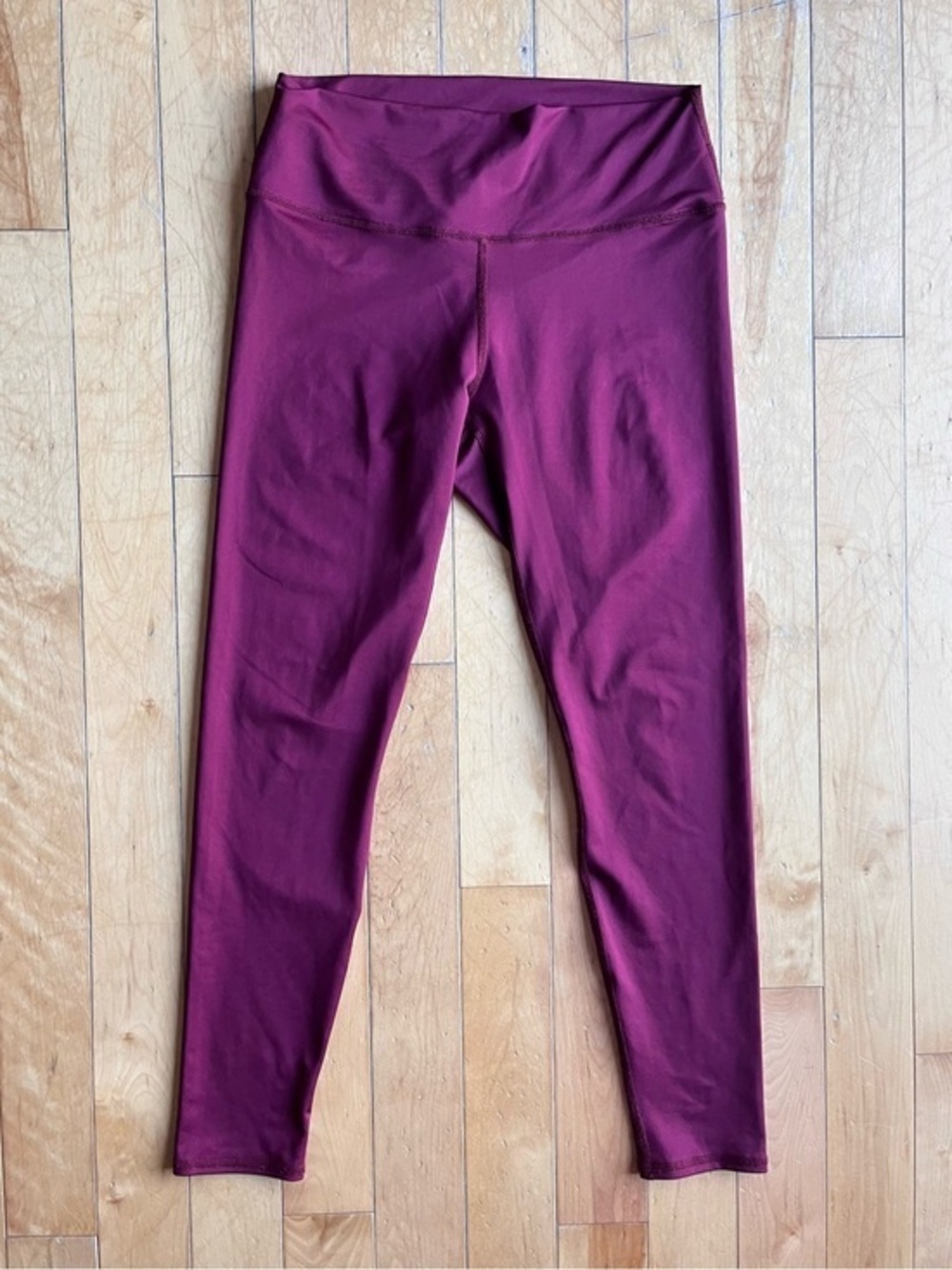 ORAKI Activewear High‑Waisted Burgundy/Merlot Leggings Size XL